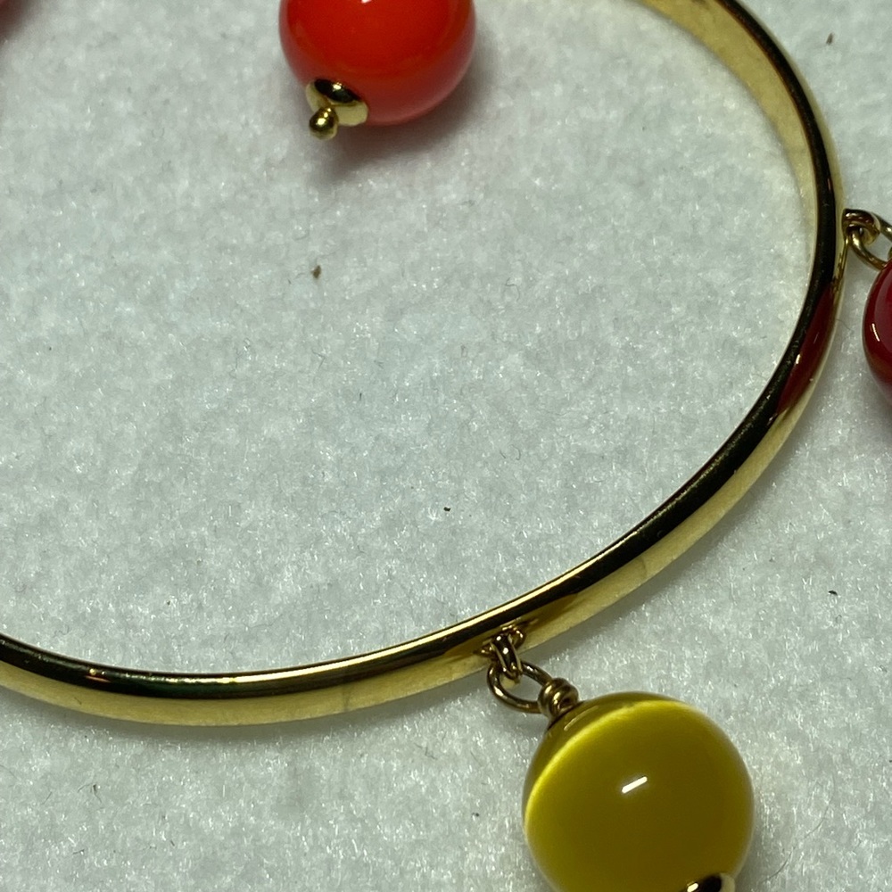 Kate Spade second nature cuff bracelet orange - Picture 8 of 10